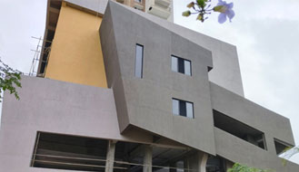 Brigade Komarla Heights Tower B : Club House External plastering & Painting works are completed as on July '24